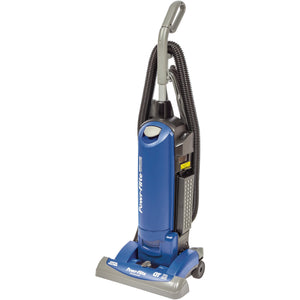 Dark Slate Blue Commercial Upright Vacuum 15" HEPA with On-Board Tools