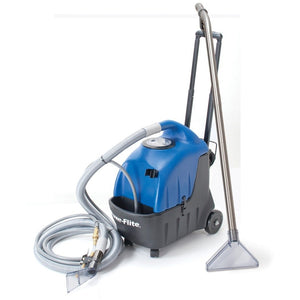 Steel Blue Portable 3.5 Gallon Carpet Spotter - With Floor Wand Detail Tool and 10' Hose